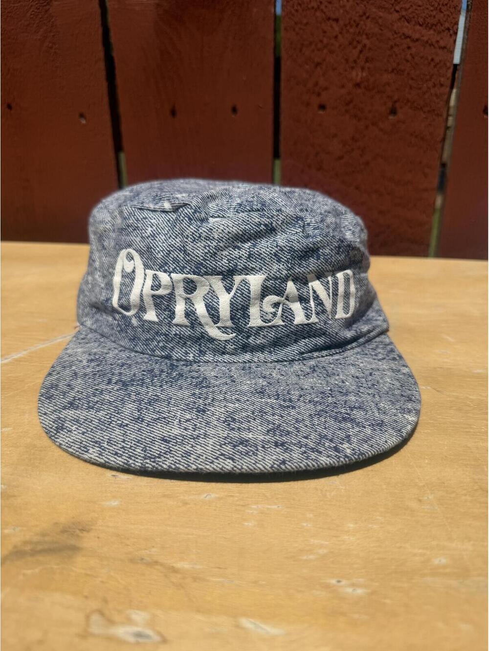 VTG Opryland Denim Painters Snapback Cap